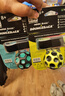 WABOBA手腕带绳飞月球可回收训练高弹力球月球石儿童成人解压实心玩具球 经典黑/天青蓝+荧光黄/经典黑 实拍图