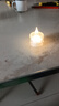 电子仿真蜡烛小夜灯卧室床头睡眠灯圣诞少女心房间浪漫装饰氛围灯 透明暖光2个 实拍图