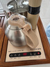 FUNORK 全自动上水电热烧水壶煮泡茶专用茶台一体机保温抽水茶具套装家用茶桌茶几嵌入式 1L 自动旋转-金色（37x20cm） 实拍图