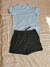 361°跑步运动套装女夏季休闲健身瑜伽服短袖短裤两件套662414001H-1 实拍图