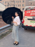 甄选雨伞全自动晴雨伞男女加大加厚加固遮阳伞防晒太阳伞晴雨两用 48骨加固晴雨伞-曜石黑 全自动 实拍图
