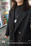 宛喜白玉吊坠十二生肖守护神本命佛真玉石挂件千手观音普贤菩萨玉项链 生肖猴-大日如来 中号尺寸：41*27mm 实拍图