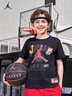 JordanNIKE耐克童装男女童短袖T恤JORDAN夏季儿童上衣 正黑色 160(XL)  实拍图