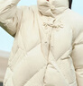 森马（Semir）陈都灵羽绒服女国风甜美盘扣2024冬季短款立领厚外套109724113015 实拍图