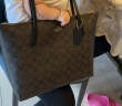 COACH蔻驰女包奢侈品托特包大牌轻奢女士包包单肩手提包情人节礼物 深棕色4455IMAA8 实拍图