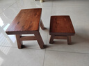 贤木良品实木小板凳复古客厅家用垫脚矮凳成人洗衣服大人甩腿小木凳子 浅咖成人迷你大板凳25高 实拍图