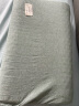 无印良品全棉乳胶枕套 100%纯棉可水洗记忆棉枕头套一对装 60x40cm 实拍图