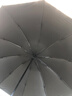 呈爱超大号反向伞加大晴雨伞10骨全自动折叠雨水内收免湿车车载商务伞 青墨色10骨 实拍图