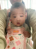 抱抱熊婴儿背带腰凳前抱式多功能四季通用款抱娃神器新生儿横抱宝宝坐凳 缤纷花园【加宽软弹PU坐凳】 实拍图