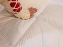 高端95白鹅绒羽绒床垫软垫家用加厚保暖五星级酒店床褥四季通用 白色约6cm-春秋款【软硬适中】 150x200cm 实拍图