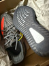 阿迪达斯YeezyBoost椰子350V2青少年学生灰橙运动休闲鞋 HQ7045 36码 实拍图