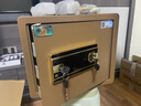 虎牌保险柜家用办公小型电子密码保险箱全钢防盗可嵌入衣柜保密保管柜 博瑞系列 35cm 咖啡金 实拍图