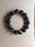 喜福康黑曜石手串男女款收藏级正品水晶猫眼银曜石佛珠串珠念珠手链礼物 收藏级银曜石16mm 晒单实拍图