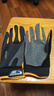 炫世柠檬 手套男户外登山攀岩防滑耐磨全指手套徒步爬山夏防晒运动骑行女 黑橙色 斜条纹  L 实拍图