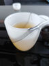 高茗羊脂玉瓷琉璃功夫茶具套装2024新款轻奢高档家用精品高端茶杯一套 烟雨套装【高端礼盒】 9头 实拍图