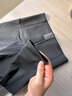 莫代尔品牌拉链鲨鱼裤女外穿秋冬2025新款打底排扣高腰提臀保暖瑜伽裤 优雅灰-【春秋薄款】 1条 L 【适合体重100-118斤】 实拍图