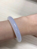 周六福（ZLF）  白月光玉髓手镯女宽条白透新中式国风送女友礼物 60mm 实拍图