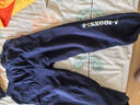 史努比（SNOOPY）童装男童女童卫裤春秋款长裤纯棉儿童运动裤潮炸街痞潮酷休闲裤子 长裤-藏青ty99 150 实拍图