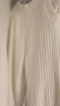 ubras【虞书欣同款】兔绒绒开襟家居服套装厚款女加绒睡衣冬季女 【长袖长裤套装】纯白色 L 实拍图