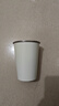 【爆款】一次性不锈钢水杯简约咖啡杯餐厅酒吧啤酒杯 米白色 350ml 实拍图