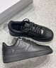 耐克空军一号男子平底运动鞋春胶底板鞋NIKE AIR FORCE 1 CW2288 001黑/黑 42 实拍图