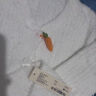 ubras情人节礼物【虞书欣同款】兔绒绒开襟家居服套装女加绒睡衣冬季女 【长袖短裤套装】粉晨色 M 实拍图