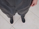 迈高登下水裤赶海服涉水裤全身防水鱼裤雨裤下半身捞鱼服连体裤全身加厚 【加厚100丝】黑色 40 码加厚牛津鞋底 实拍图
