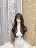 妙占假发女气质假发大波浪长卷发奶茶灰棕日常氛围感卷发全头套假发套 气质奶茶灰棕 棕色系 长发 60cm 实拍图