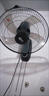 骆驼（CAMEL）壁扇挂壁式电风扇家用餐厅挂墙壁风扇挂壁摇头壁扇挂壁式节能省电风扇家用饭店16吋18吋挂扇铝叶 16寸壁扇黑色【机械款 塑叶】加强款大电机 加3米延长线+螺丝刀 实拍图