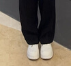 环球板鞋女2025新款百搭厚底轻便运动鞋韩版学生小白鞋女  白色 36 实拍图