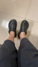 卡骆驰crocs檀健次同款经典泡芙洞洞鞋百舒适男沙滩鞋女鞋休闲鞋|207521 黑色-001(含智必星) 41 (260mm) 42 实拍图