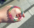 碧芳琼收藏级7A天然水晶西瓜碧玺手串彩虹碧玺发晶手链生日礼物送对象 9mm西瓜碧玺7A收藏级 实拍图