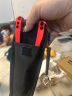 飓利强路亚控鱼器路亚钳弯嘴铝合金钓鱼钳多功能取钩器剪线绑钩开环 多功能路亚钳【红色】 实拍图