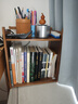 竹艺佳书架简易家用小型卧室储物架落地书柜靠墙置物架书房桌面窄收纳架 2-35款（加厚支架+加固档条） 实拍图