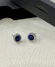 惜礼S925纯银耳钉男潮流单只一对装耳环男士耳饰新年情人节礼物送男友 星夜款黑色单只 实拍图