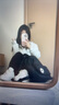 班尼路（Baleno）仿羊绒连帽修身开衫小香风外套女2025年春秋季新款潮流女装上衣 实拍图