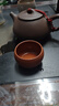 藏壶天下宜兴紫砂品茗杯原矿紫砂配壶专用小口泡茶杯小杯子主人杯元宝对杯 朱泥款 对杯 实拍图