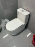 JJO德国家用马桶8.0大口径大冲力座便器防堵速冲虹吸坐便器抽水马桶 领先款纯白-防溅水-实心冻裂包赔 300坑距【管中离墙300mm-345mm】 实拍图