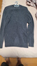 杉杉100%羊毛衫男士【加厚款】冬季保暖圆领毛衣套头针织打底衫男装 实拍图
