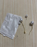 珍珠流苏显脸瘦耳环长款个性网红超仙耳坠链条气质百搭耳钉女耳饰 长款双珍珠吊坠 实拍图