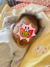 新安代婴儿床中床新生儿0-3岁防惊跳床 可折叠床小兔款+防吐奶斜坡垫 实拍图
