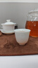 杰艺陶瓷茶具羊脂玉品茗杯功夫盖碗茶壶茶杯德化白瓷茶盏泡茶主人单杯 羊脂玉【茶杯】素白凝香杯 实拍图