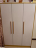 白浅衣柜卧室对开门衣柜实木组合现代简易家用柜子收纳儿童衣柜 60+120组合柜 实拍图