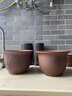 陶瓷花盆大号30厘米直径以上缸 陶瓷紫砂花盆大口径种树特大号陶 本色金钟21cm+21cm 紫砂 x 大 实拍图