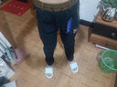 妄潮冰丝薄款休闲裤男春夏直筒运动长裤子男士韩版潮流百搭大码工 【冰丝凉感跑量款】K200黑色 3XL 建议体重145-155斤可穿 实拍图