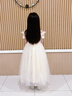 安妮优儿（Anneyol）女童礼服裙洋气公主婚礼花童婚纱裙儿童主持人走秀生日钢琴演出服 香槟色 130 实拍图