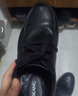 奥康（Aokang）男鞋加绒保暖商务皮鞋男系带舒适日常休闲正装鞋子黑色加绒款42码 实拍图