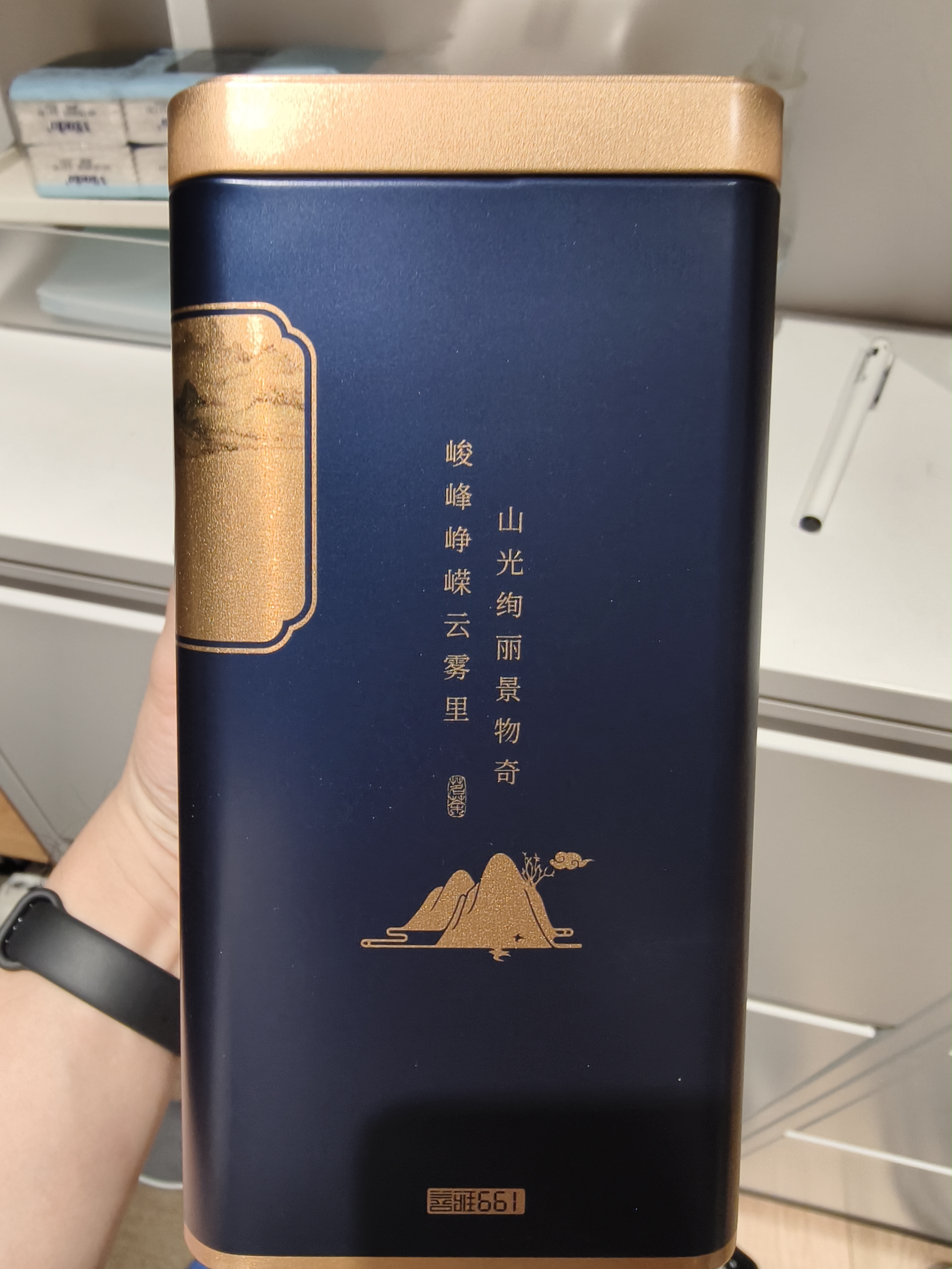 寅伯茶坊潮州凤凰鸭屎香类清香型大乌叶老枞单枞茶乌东单丛乌龙茶叶礼罐装 大乌叶秋茶105g*1罐 实拍图