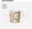 marimekko玛莉美歌北欧芬兰时尚印花马克杯400ml居家餐瓷七夕礼物 米色、白色（400ml） 实拍图