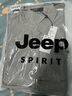 JEEP SPIRIT吉普日系长袖衬衫男士秋冬季宽松休闲纯棉衬衣外套男 浅灰色 2XL 实拍图